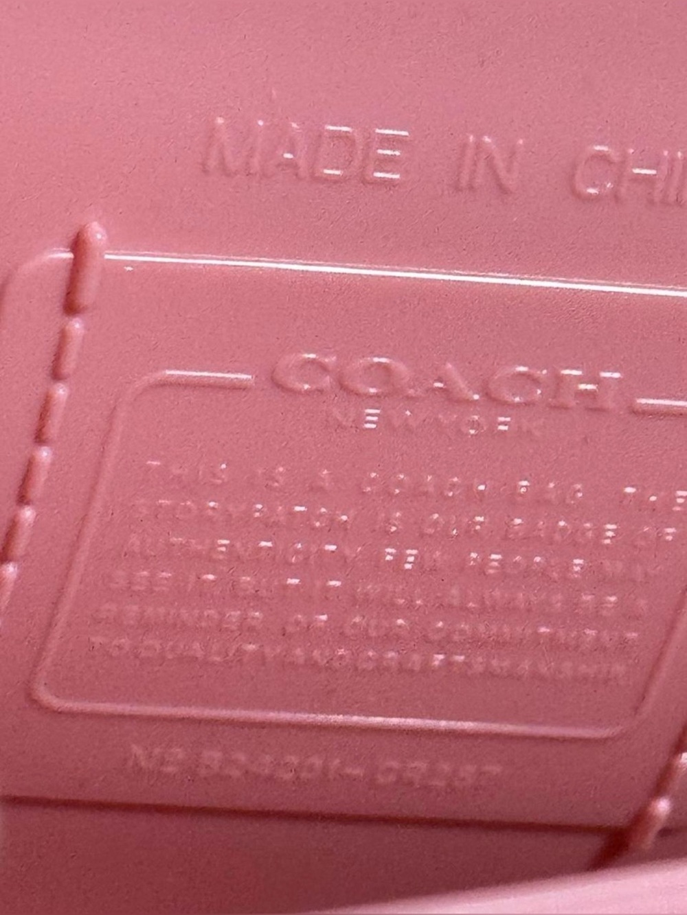 Coach Women's Morgan Square Crossbody in the Flower Pink Jelly Material - Picture 6 of 8